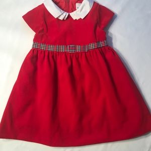 Florence Eiseman Red Velvet Holiday Dress - 3T